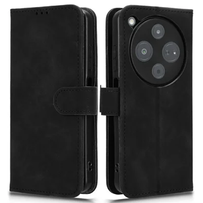 Leather Case For ZTE Nubia P9 Pro 5G / Optus X Pro 2 5G Skin Feel Anti Drop Wallet Stand Flip Phone Cover - Black