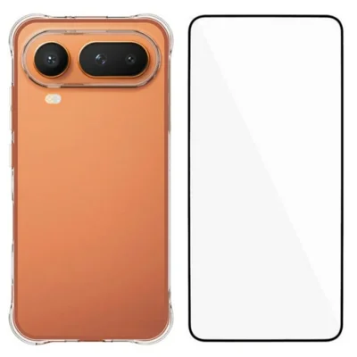 WANLONFENG For Honor Magic8 Pro Air 5G Case  WL Series 2.0mm TPU Phone Cover with Tempered Glass Film - Transparent