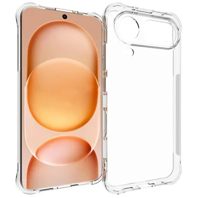 WANLONFENG For Honor Magic8 Pro Air 5G Clear TPU Case  TM Series 2.0mm Phone Back Cover - Transparent