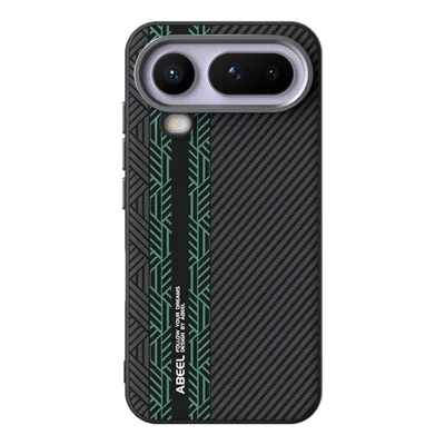 ABEEL pour Honor Magic8 Pro Air 5G Étui Magnétique PC + TPU + Alliage d'Aluminium + Cuir PU Étui Arrière Fin - Texture 2