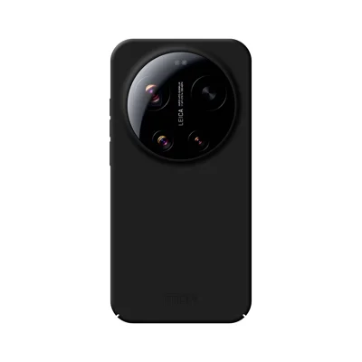 MOFI For Xiaomi 17 Ultra 5G Phone Case  JK Qin Series Skin-Touch Matte Anti-fingerprint Back Cover - Black
