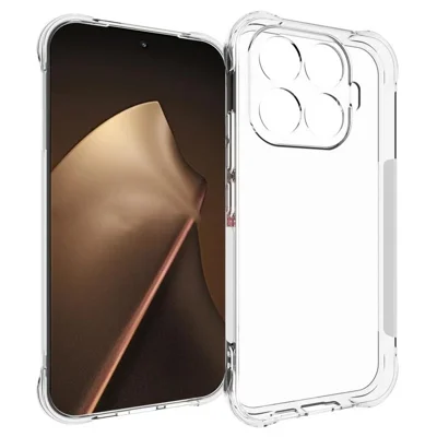 WANLONFENG For Xiaomi 17T Clear TPU Case  TM Series 2.0mm Phone Back Cover - Transparent