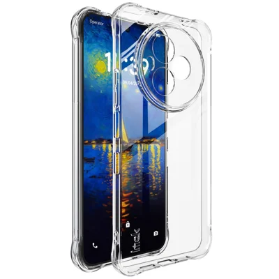 IMAK For TCL NxtPaper 60 Ultra 5G Case TPU Phone Cover Airbag Shockproof Protection - Transparent