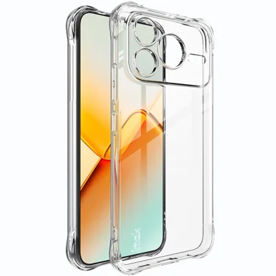 IMAK For Honor Power2 5G Case TPU Phone Cover Airbag Shockproof Protection - Transparent