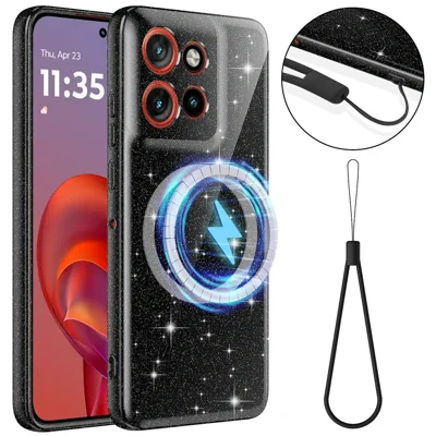 BRAND SET Cover Magnetica per Motorola Moto G75 Compatibile