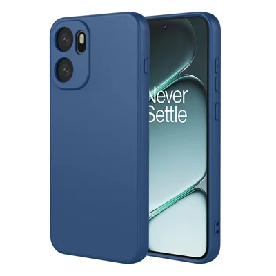 Groothandel voor OnePlus 15R 5G / Ace 6T 5G / Ace 6 5G hoesje met gevoel van vloeibaar siliconen, zacht TPU-beschermhoesje - Blauw