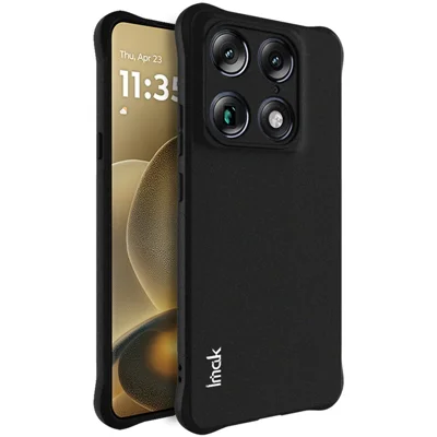 IMAK TPU-Hülle für Motorola Edge 70 Ultra 5G / Moto X70 Air Pro 5G / Signature 5G Airbag Stoßfester Schutz Handyhülle - Mattschwarz