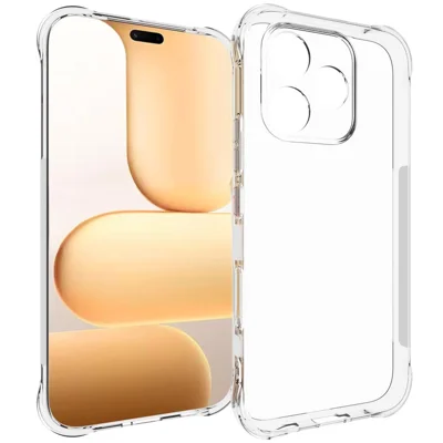 Kauf in Großmenge für Honor 600 Lite 5G TPU-Hülle, rutschfeste, stoßsichere Handyhülle – transparent