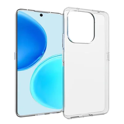 För Honor X8d 4G genomskinlig mobilskal vattenmärkesresistent TPU bakplatta