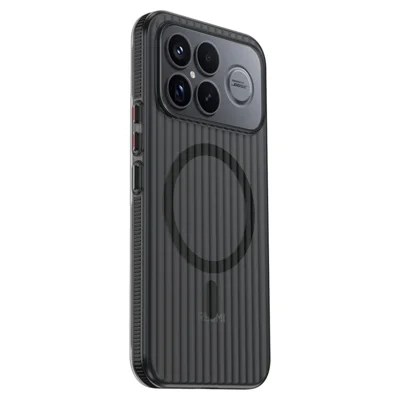 Magnetic Phone Case for Xiaomi Redmi K90 Pro Max 5G  /  Poco F8 Ultra Magnetic Phone Case Matte Texture Shockproof Protective PC Cover - Black