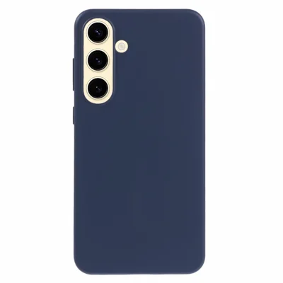 MERCURY GOOSPERY Série TOUCHER DOUX pour Samsung Galaxy S26, étui finition mate en TPU - Bleu foncé