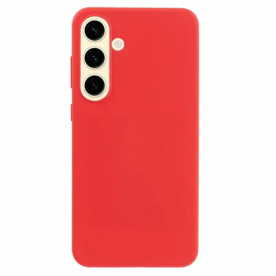 MERCURY GOOSPERY Série SOFT FEELING pour Samsung Galaxy S26+ Coque Finition mate Couverture de téléphone en TPU - Rouge
