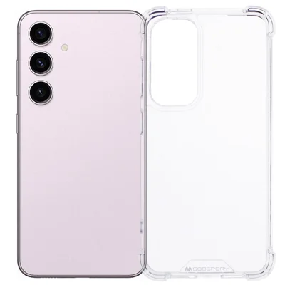 MERCURY GOOSPERY Pour Samsung Galaxy S26+ Coque Coins Renforcés TPU+Acrylique Étui Transparent