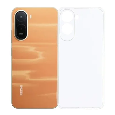 Back Cover for Xiaomi Poco C85x 5G / Redmi A7 Pro 4G (171.56mm) / Redmi A7 Pro 5G Ultra Thin Flexible TPU Clear Phone Case - Transparent