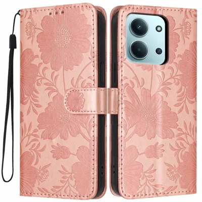 Xiaomi 13 Lite Hoesje Portemonnee Book Case Bloemen Print