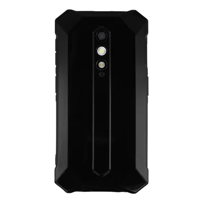Soft TPU-hylster til Ulefone RugKing 2 Pro med beskyttelse mod fald - Sort