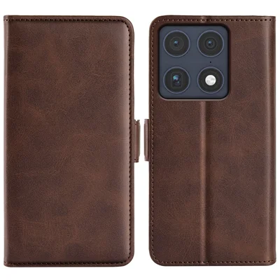 For Motorola Signature 5G / Moto X70 Air Pro 5G Case Calf Texture Leather Wallet Phone Cover - Brown