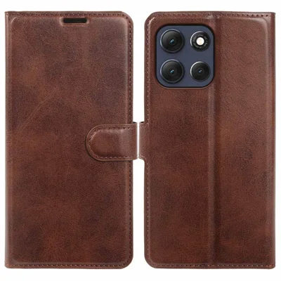 PU leren Hoesje voor Motorola Moto G86 Power 5G Telefoonhoesje