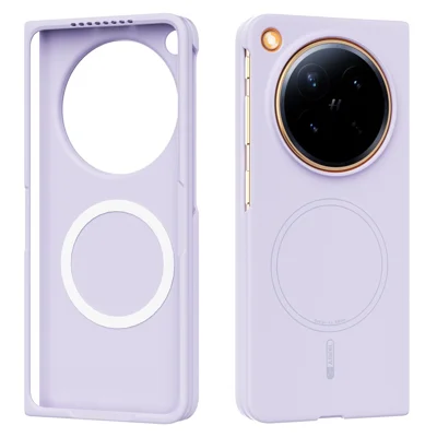 ABEEL per Oppo Find N6 5G Custodia Magnetica Touch in Silicone Liquido - Viola