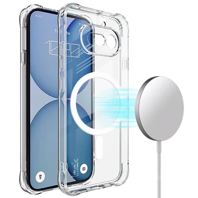 IMAK für Nothing Phone (4a) Magnetisches Case Airbag Stoßfestschutz TPU Handyhülle - Transparent