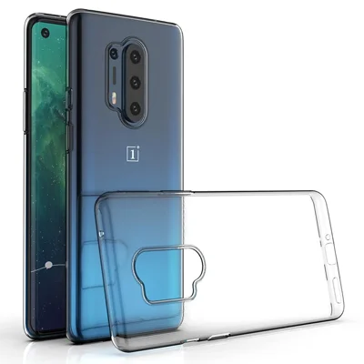 غطاء واقي شفاف غير قابل للانزلاق لهاتف OnePlus 8 Pro من مادة TPU رفيع وناعم