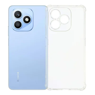 För Honor X8d 4G TPU-hölje Förstärkta hörn Drop-säker mobilhölja - Transparent