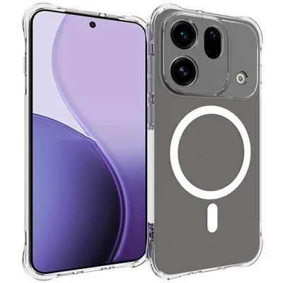 Bulk Purchasing For Oppo Find X9s Pro 5G Magnetic Case TPU Anti-drop Phone Back Cover Compatible with MagSafe - Transparent