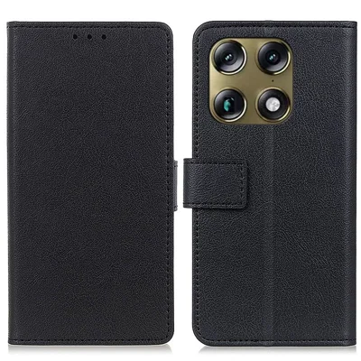 Capa Carteira Suporte em Couro PU para Motorola Moto X70 Air Pro 5G / Signature 5G - Preto