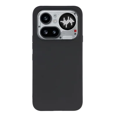 For Nothing Phone (4a) Pro Case Matte TPU-telefoonhoes - Zwart