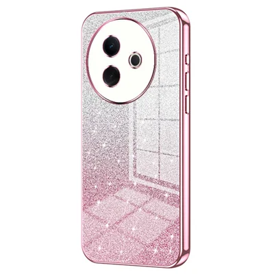 For vivo Y39 5G Case Electroplating Gradient Glitter TPU Phone Cover - Pink