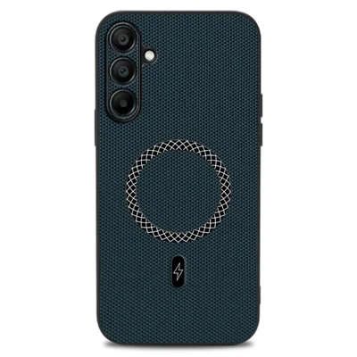 Case For Samsung Galaxy A16 5G  /  4G Triangle Texture PU Leather Shockproof Ultra Thin Cover - Blue