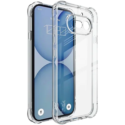 IMAK Custodia per Nothing Phone (4a) Cover in TPU Protettiva Airbag Antiurto - Trasparente