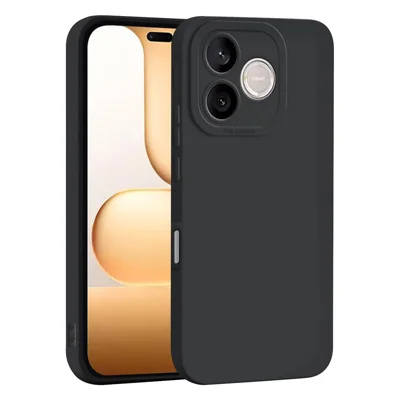 Capa para Honor 600 Lite 5G com Recortes Precisos para Câmara Capa em TPU Macio à Prova de Choques - Preto