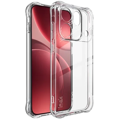 IMAK för Oppo Find X9S Pro 5G hårddisk TPU mobilskal Airbag stötskydd - Transparent