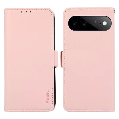 ABEEL Für Google Pixel 11 Pro XL Tasche Ledertasche mit RFID-Schutzgeldbörse - Pink