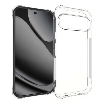 For Google Pixel 11 Pro XL Back Cover WANLONFENG TM Series 2.0mm Clear TPU Phone Case (Big Lens Hole) - Прозрачный