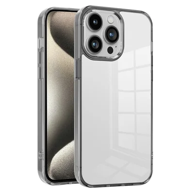Compra al por mayor para carcasa magnética iPhone 13 Pro, funda protectora de teléfono PC TPU compatible con MagSafe - Gris