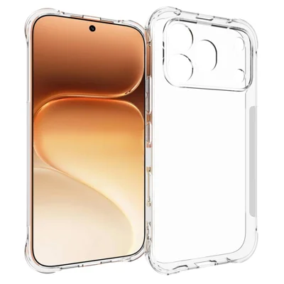 Voor Honor 600 Pro 5G TPU-hoesje, niet-glipvast, anti-valtelefoonhoesje - transparant