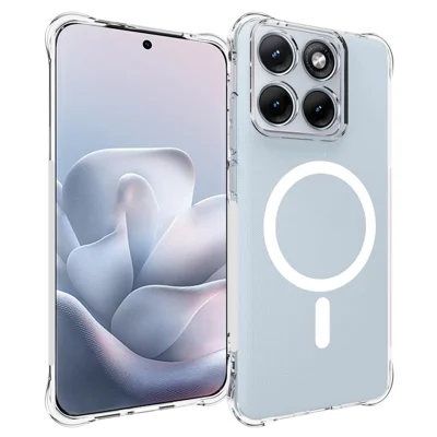 Magnetische Hülle für Motorola Edge 70 5G / Moto X70 Air 5G TPU Anti-Drop Handy-Rückseite – Transparent