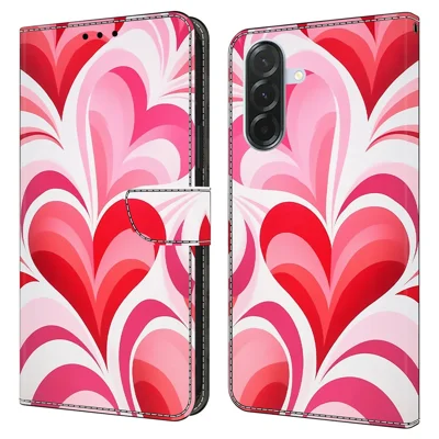 For Samsung Galaxy A27 5G Wallet Case Stand Pattern Printing PU Leather Flip Phone Cover - Love