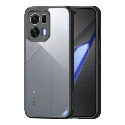 Para Oppo K15 Pro 5G DUX DUCIS Serie Aimo Funda de Teléfono Trasera Transparente de PC + TPU (Certificación REACH) - Negro
