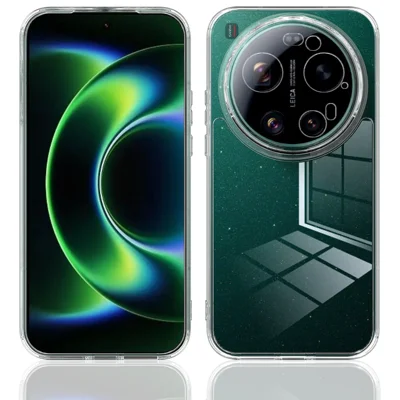 Dla Xiaomi 17 Ultra 5G przezroczysta obudowa na telefon TPU+akrylowa odporna na wstrząsy pokrywa tylna - Przezroczysta