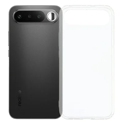 غطاء هاتف TPU بحماية وسادة هوائية لهاتف Realme 16 5G - شفاف