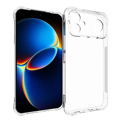 For Xiaomi Redmi K90 Max 5G TPU Case Non Slip Anti Drop Phone Cover - Transparent