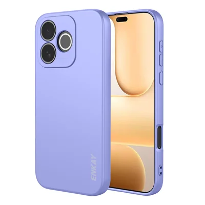 HAT PRINCE für Honor 500 Smart 5G / Honor 600 Lite 5G ENKAY   Silikonhülle gerader Rand Handy-Rückseite - Lila