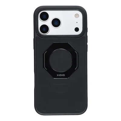 X-LEVEL for iPhone 17 Pro Magnetic Case TPU PC Shockproof Cover Compatible with MagSafe - Black