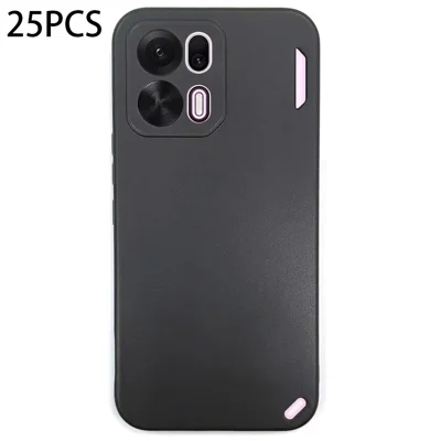 Partiinköp 25 delar mobilhölse för Oppo K15 Pro+ 5G 1,2 mm TPU matt mobilskärmskydd - Svart