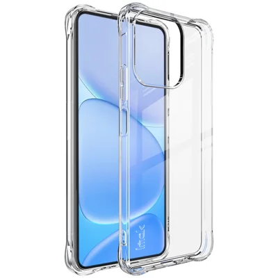 IMAK For Realme Note 70 4G  /  Narzo 80 Lite 4G  /  P4 Lite 4G Case TPU Phone Cover Airbag Shockproof Protection - Transparent