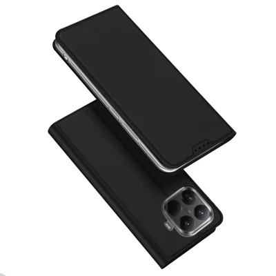  DUX DUCIS for Xiaomi 17T Case  Skin Pro Series Leather Stand Cover Card Holder - Black