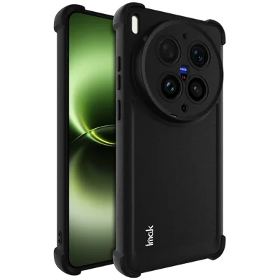 IMAK For vivo X300 Ultra 5G Case TPU Phone Cover Airbag Shockproof Protection - Matte Black